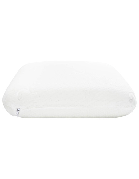 Cuscino da Letto Tinta unita Bianco 50 x 30 x 10,5 cm