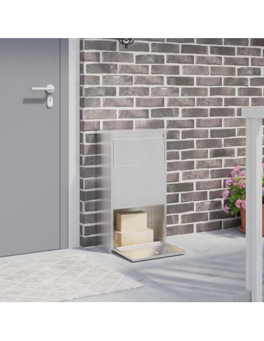 Cassetta per pacchi con archiviazione Argento 44 x 22 x 82 cm