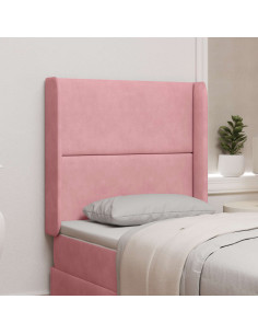 Orecchia della Testata Rosa 80 x 16 x 4 cm Velluto