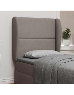 Orecchia della Testata Beige 80 x 23 x 6 cm Tessuto