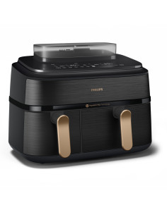 FRIGGITRICE AD ARIA DUALBASKET 9LIT CON FUNZIONE VAPORE ARIA VAPORE COM