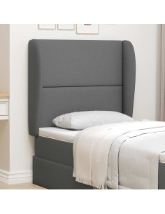 Orecchia della Testata Grigio Sfumato 80 x 23 x 6 cm Tessuto