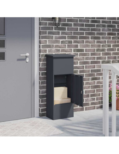 Cassetta per pacchi Antracite 44,5 x 29 x 110,5 cm Acciaio
