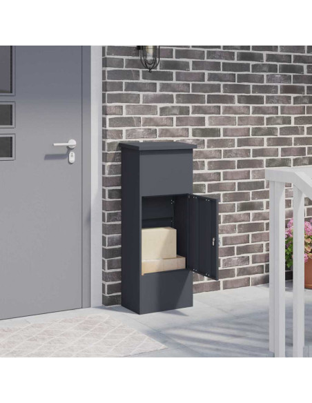 Cassetta per pacchi Antracite 44,5 x 29 x 110,5 cm Acciaio