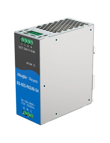 REYEE ALIMENTATORE AC/DC 240W 56V DIN-RAIL PER SWITCH INDUSTRIALI