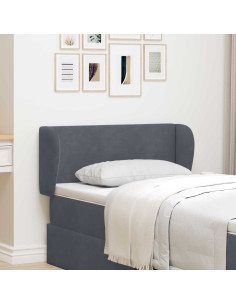 Orecchia della Testata Grigio Sfumato 40 x 23 x 6 cm Velluto