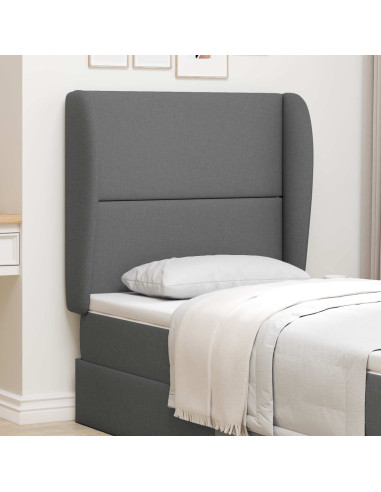 Orecchia della Testata Grigio Sfumato 80 x 23 x 6 cm Tessuto