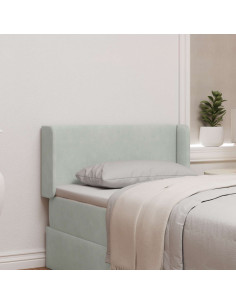 Orecchia della Testata Grigio chiaro 40,5 x 40,5 x 4 cm Velluto