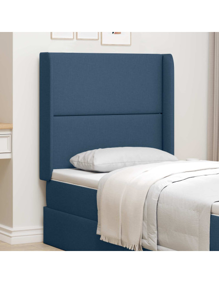 Orecchia della Testata Blu 80 x 16 x 4 cm Tessuto