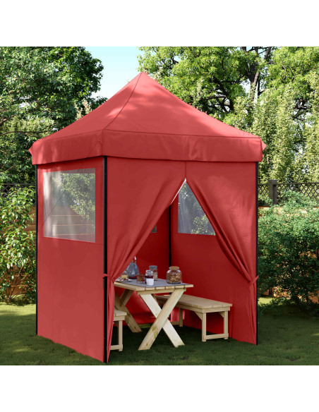 Tenda Party Borgogna 200 x 200 x 306 cm Tessuto Oxford