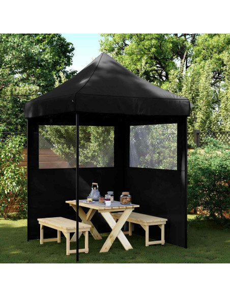 Tenda Party Nero 200 x 200 x 306 cm Tessuto Oxford