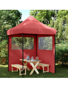 Tenda Party Borgogna 200 x 200 x 306 cm Tessuto Oxford
