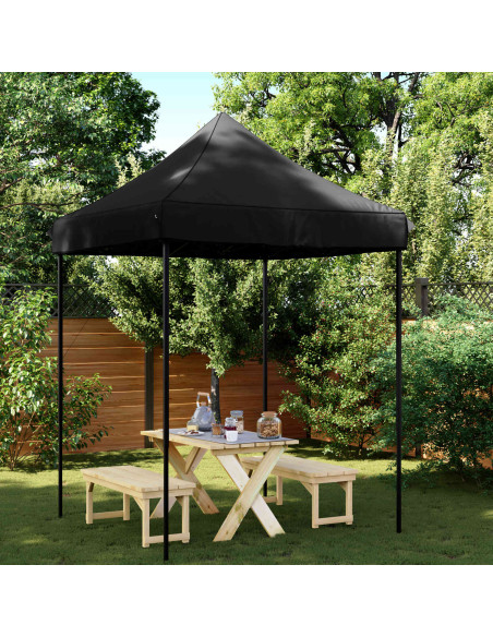 Tenda Party Nero 200 x 200 x 306 cm Tessuto Oxford