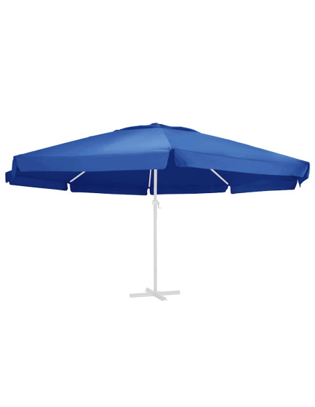 Telo di Ricambio per Ombrellone Azzurro 610 cm