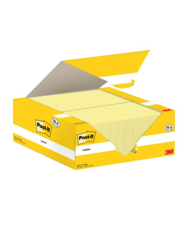 CF18+6 POST-IT/CANARY/38X51/100 FF