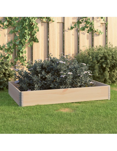 Fioriera Rialzata 80x120 cm in Legno Massello di Pino