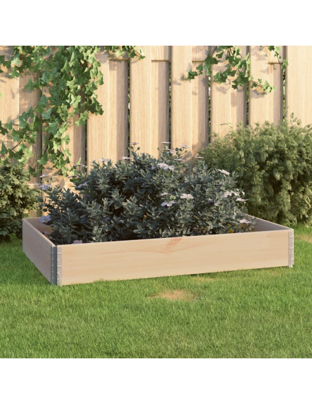 Fioriera Rialzata 80x120 cm in Legno Massello di Pino