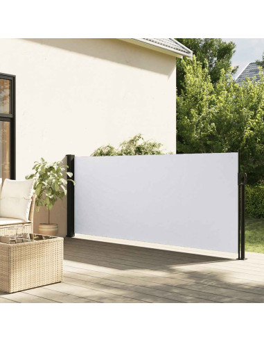 Tenda da Sole Laterale Retrattile Bianco 100x300 cm