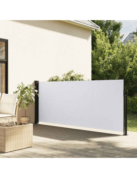 Tenda da Sole Laterale Retrattile Bianco 100x300 cm