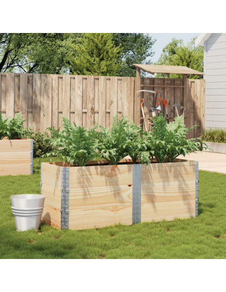Fioriera da Giardino 150x50 cm in Legno Massello di Pino
