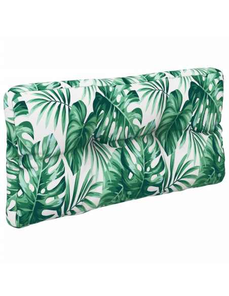 Cuscini per Pallet 5 pz Motivo a Foglie Tessuto