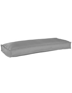 Cuscino Grigio 100 x 40 x 8 cm Tessuto Oxford