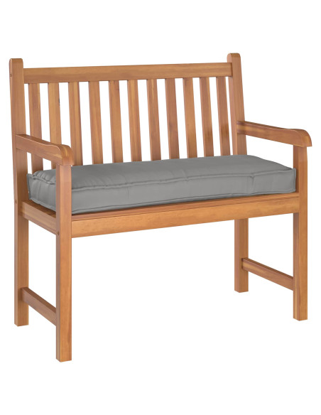 Cuscino Grigio 100 x 40 x 8 cm Tessuto Oxford