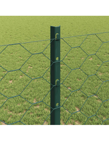 Recinzione con Posto Verde 1,2 x 25 m Acciaio