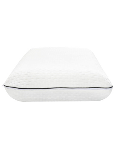 Cuscino da Letto Tinta unita Bianco 70 x 35 x 10 cm