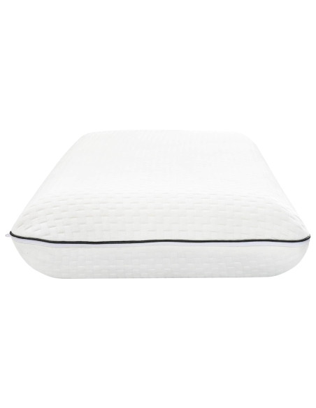 Cuscino da Letto Tinta unita Bianco 70 x 35 x 10 cm