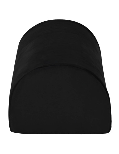 Cuscino per poggiapiedi Tinta unita Nero 42 x 18 x 13 cm