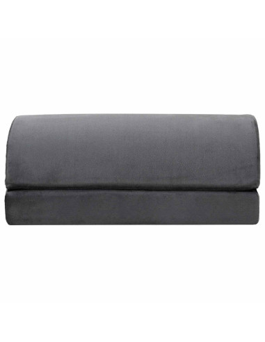 Cuscino per poggiapiedi Tinta unita Grigio 44 x 29 x 17 cm