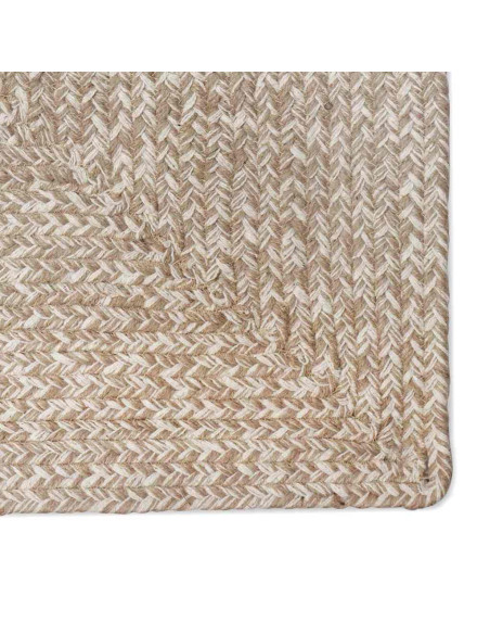 Tappeti per area Rettangolare Naturale e Bianco 60 x 300 cm