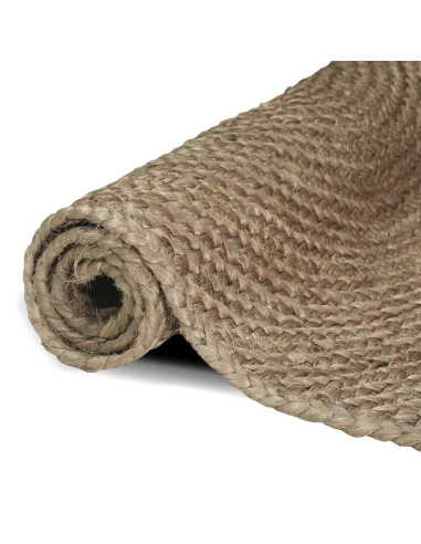 Tappeti per area Rettangolare Grigio 80 x 150 cm Juta