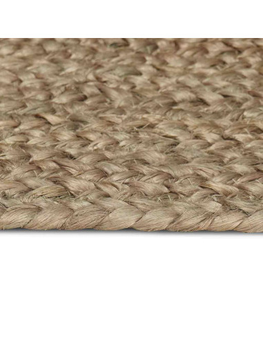 Tappeti per area Rettangolare Grigio 80 x 150 cm Juta