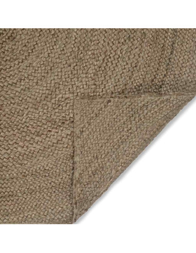 Tappeti per area Quadrato Grigio 160 x 160 cm Juta