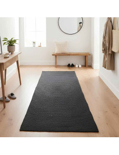 Tappeti per area Rettangolare Grigio scuro 100 x 200 cm Juta 2