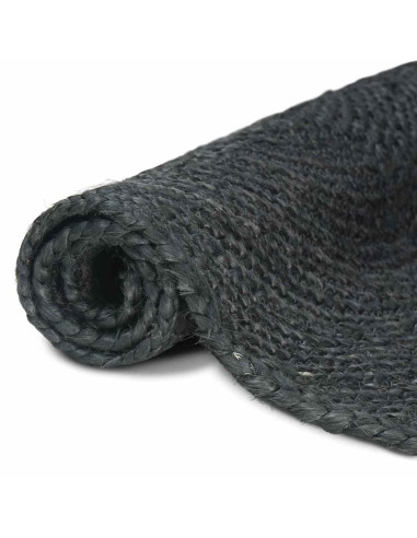 Tappeti per area Rettangolare Grigio scuro 240 x 340 cm Juta