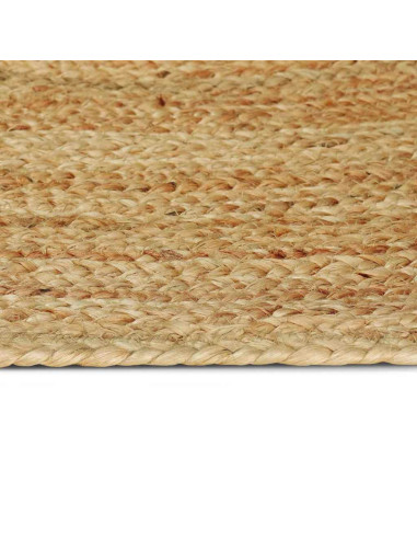 Tappeti per area Ovale Naturale 152 x 245 cm Juta