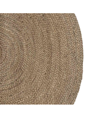 Tappeti per area Ovale Grigio 152 x 245 cm Juta