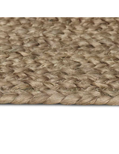 Tappeti per area Ovale Grigio 205 x 305 cm Juta