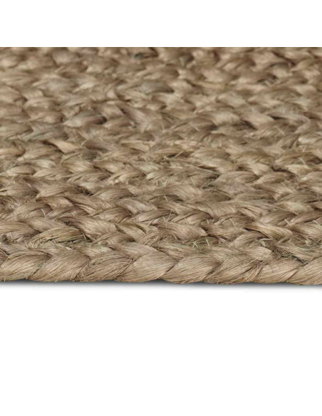 Tappeti per area Ovale Grigio 205 x 305 cm Juta