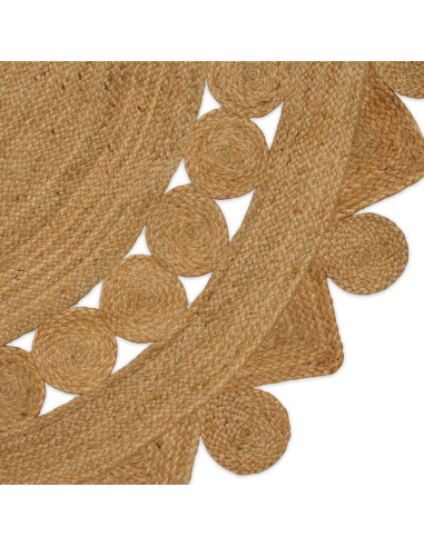 Tappeto Marrone Ø 180 cm Juta