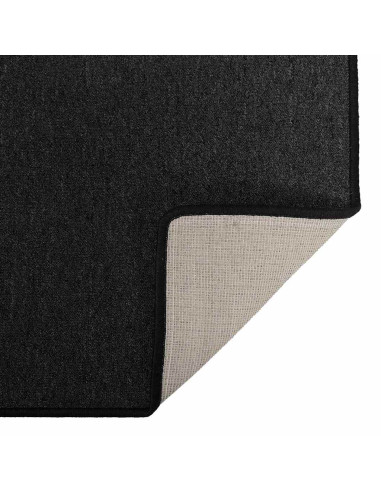 Runner in Moquette Antracite 80 x 500 cm 100% Polipropilene