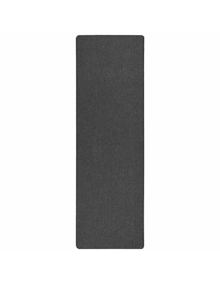 Runner in Moquette Grigio scuro 80 x 500 cm 100% Polipropilene