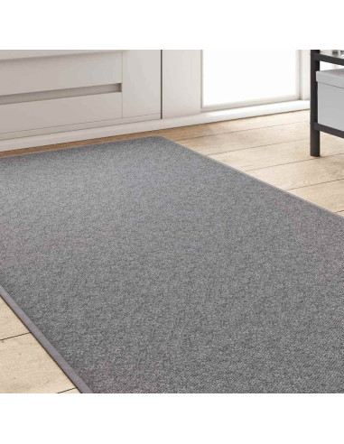 Runner in Moquette Grigio chiaro 80 x 500 cm 100% Polipropilene