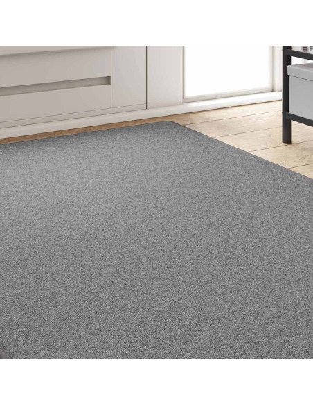 Runner in Moquette Grigio chiaro 100 x 250 cm