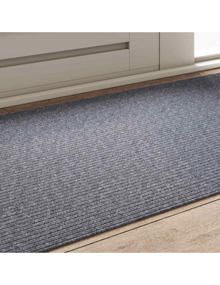 Runner in Moquette Grigio chiaro 80 x 150 cm Tessuto