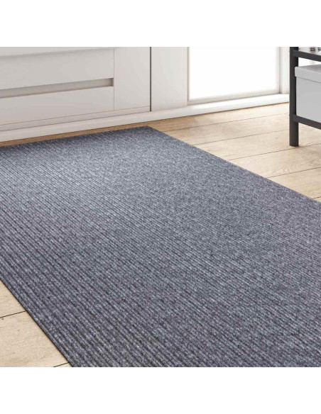 Runner in Moquette Grigio chiaro 80 x 300 cm Tessuto