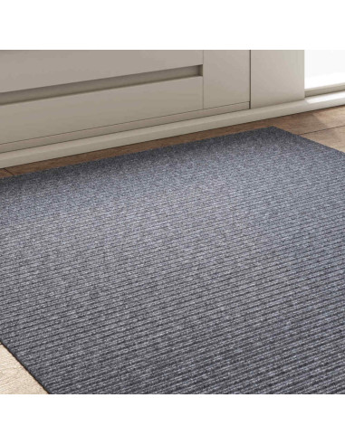 Runner in Moquette Grigio chiaro 100 x 100 cm Tessuto